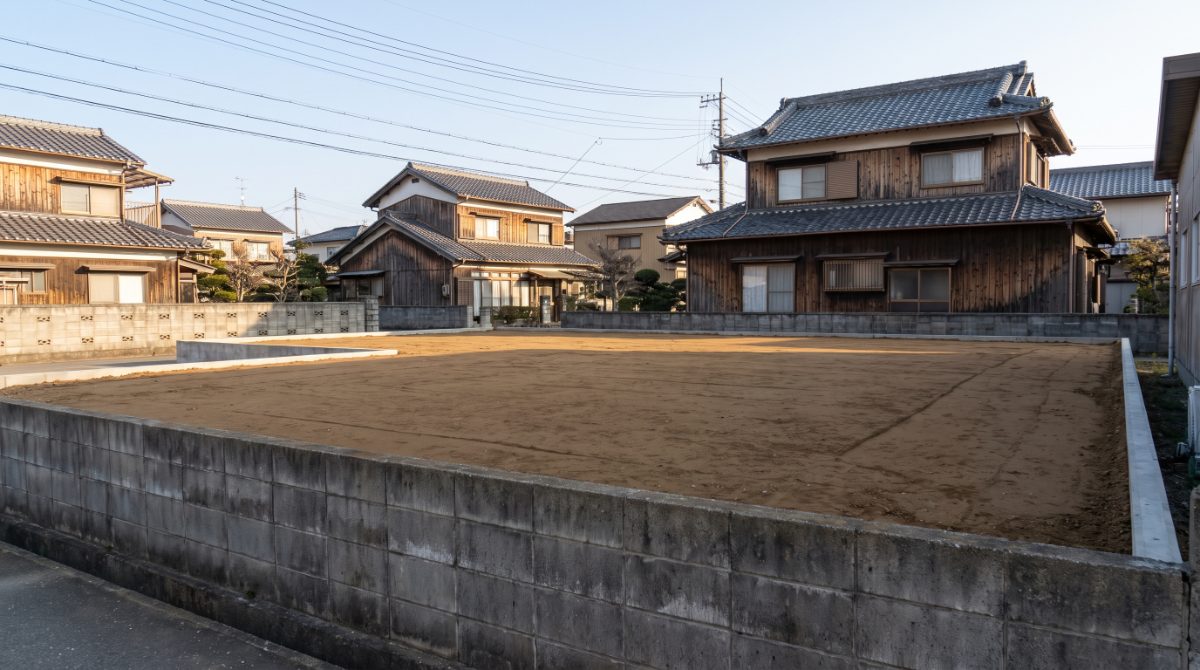 解体後の更地